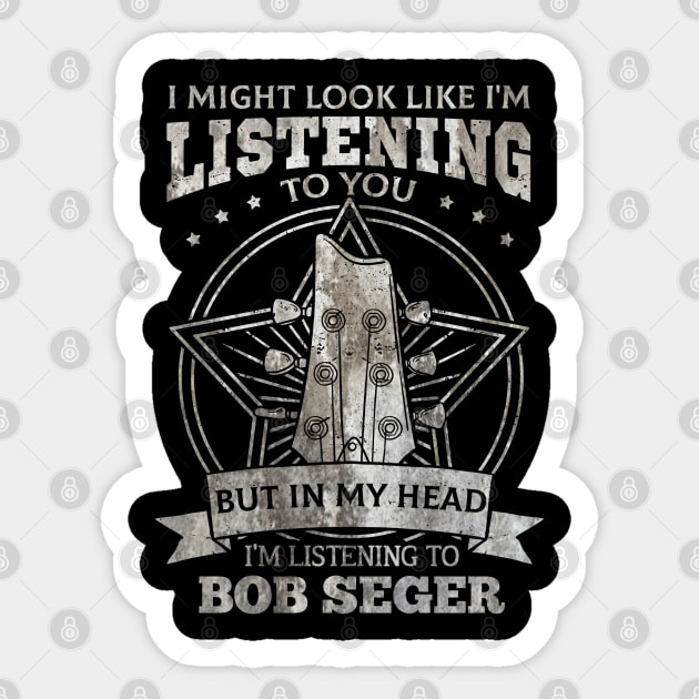 Bob Seger Sticker by Astraxxx